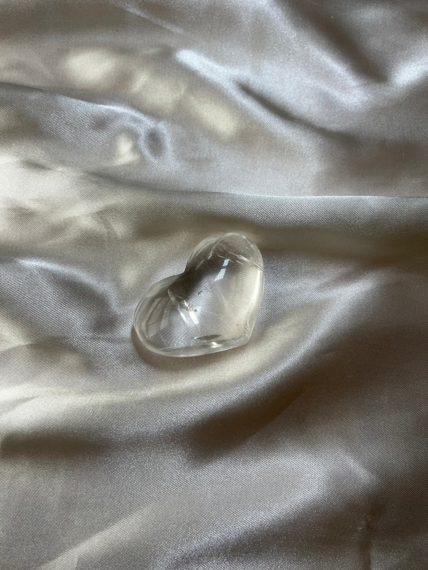 CLEAR QUARTZ - HEART