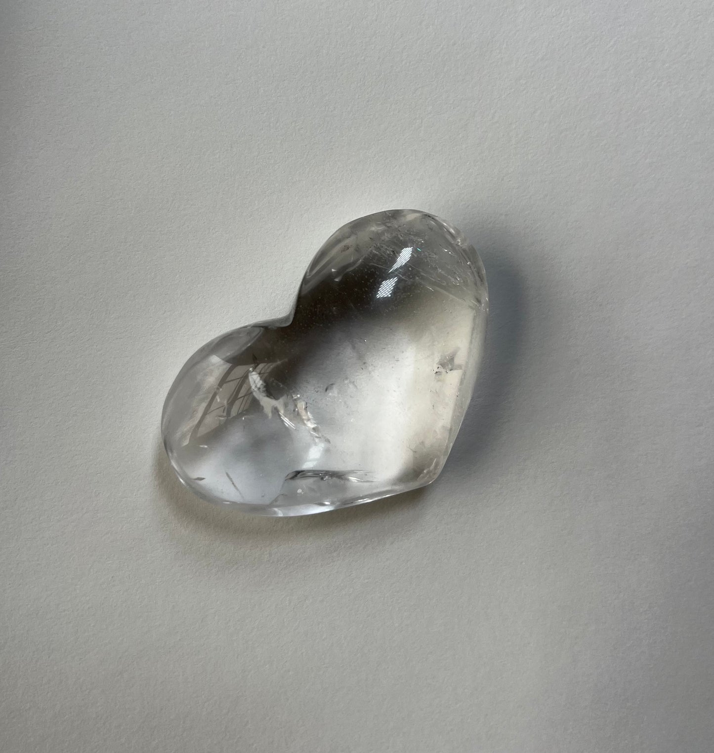 CLEAR QUARTZ - HEART